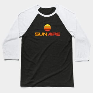 Sun Aire Retro 80s Style Defunct Jetline Baseball T-Shirt